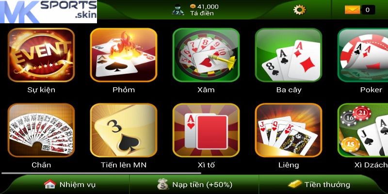 Game Bài MKSport 2024 – Trải Nghiệm Giải Trí Đỉnh Cao! 2 Sức hút mãnh liệt từ Game bài MKSport